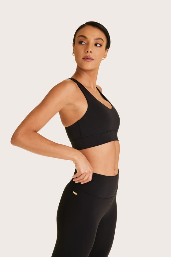 Alala Barre Racer Bra In Black