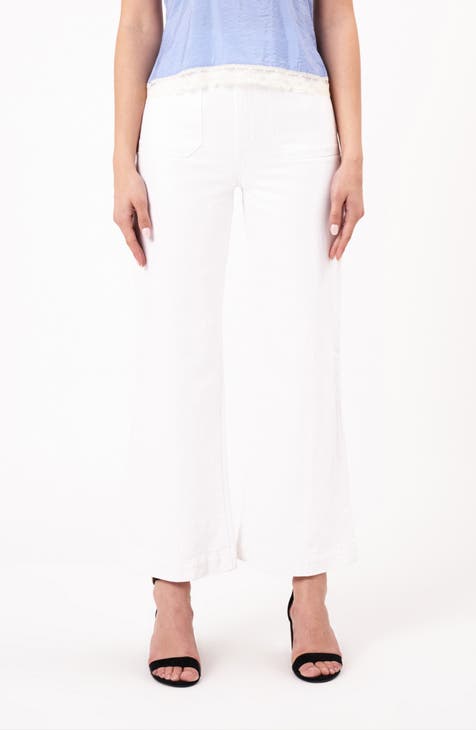 Diana Straight Leg Jeans In White