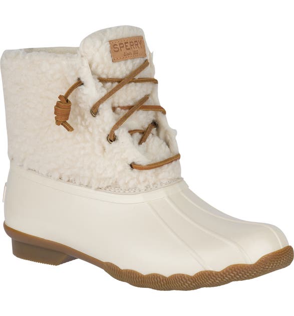 Ivory Faux Shearling