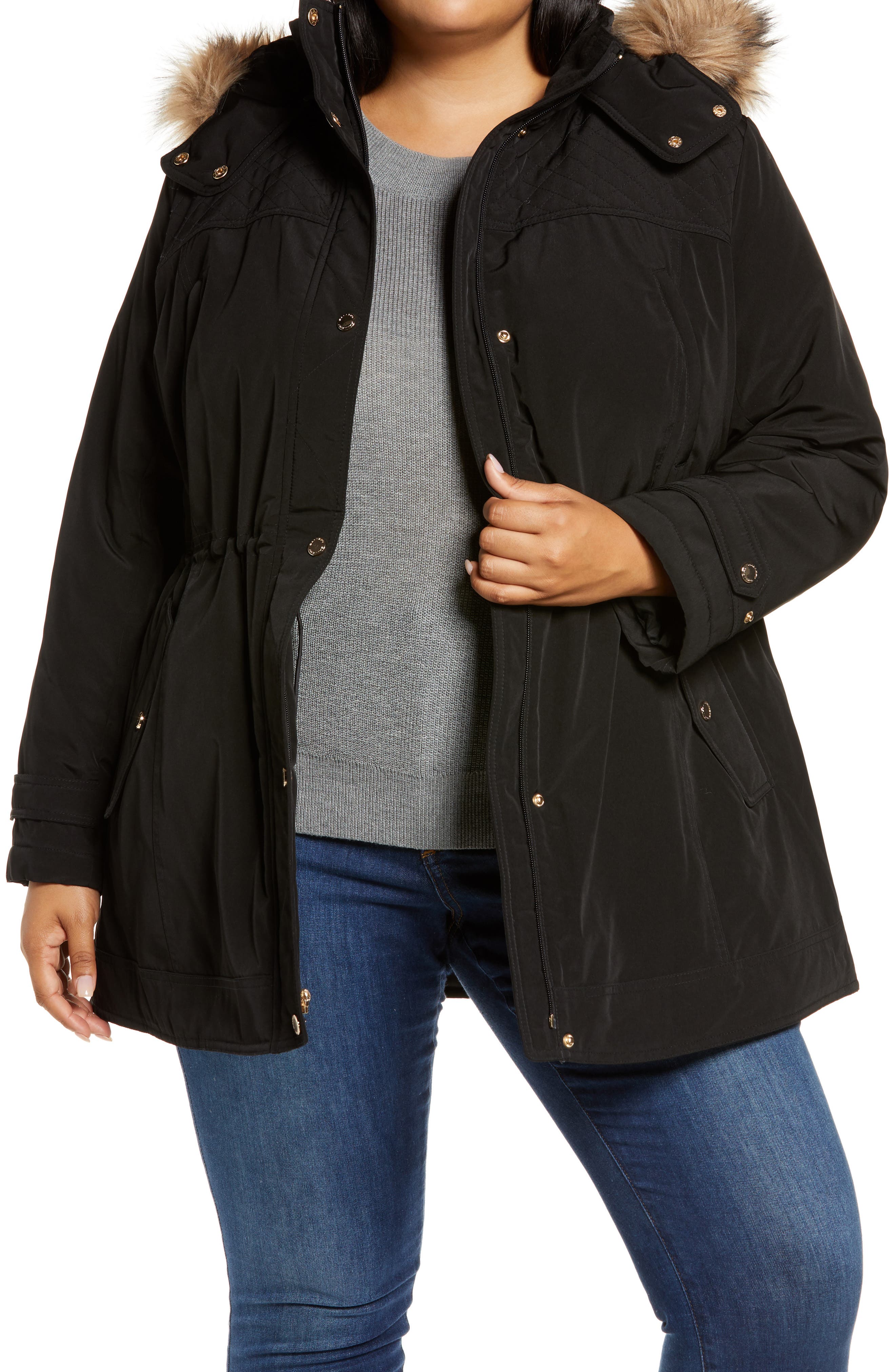 plus size jackets with hood