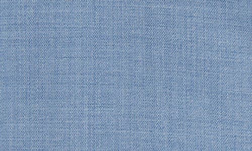 Original Penguin Melange Floral Trim Slim Fit Dress Shirt In Light Blue