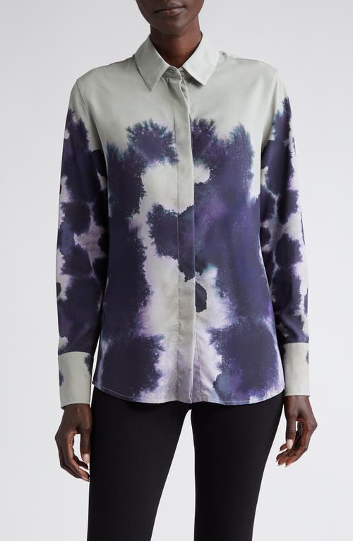 Altuzarra Chika Print Silk Shirt Sycamore Ladybug at Nordstrom, Us