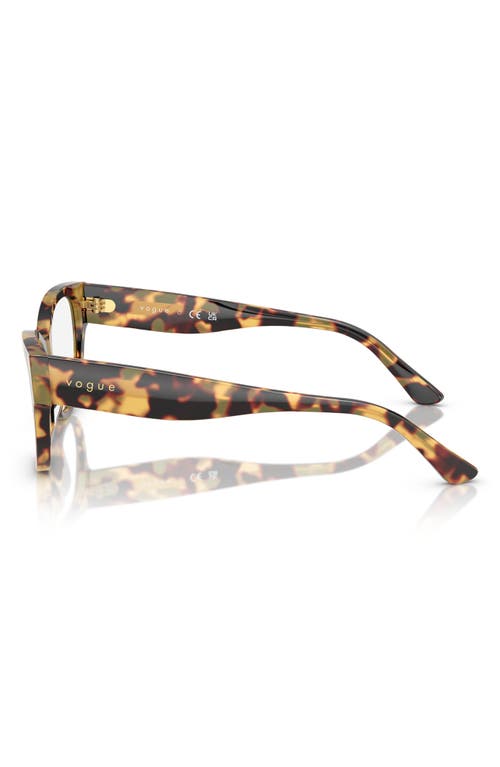 VOGUE VOGUE 53MM CAT EYE OPTICAL GLASSES