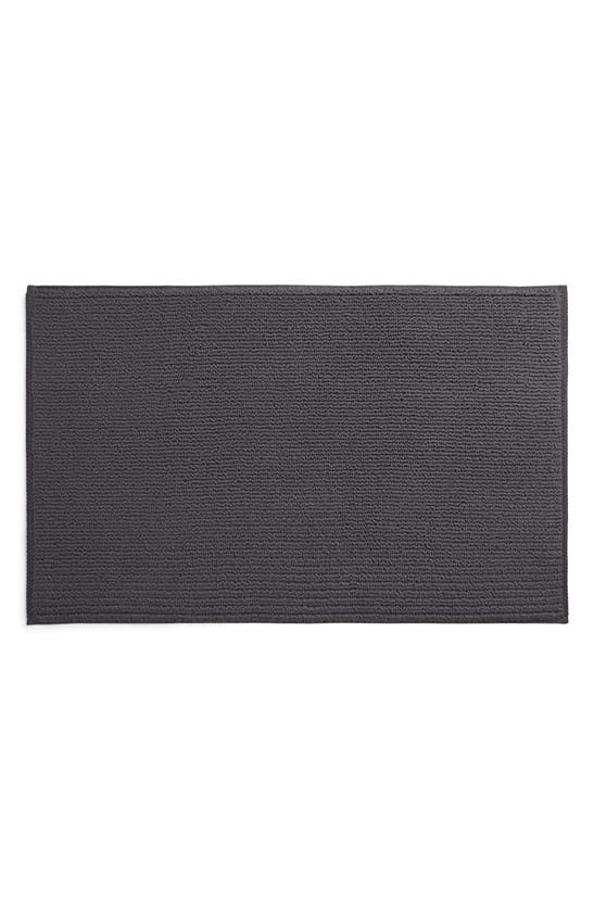 Shop Parachute Soft Rib Bath Mat In Dark Grey