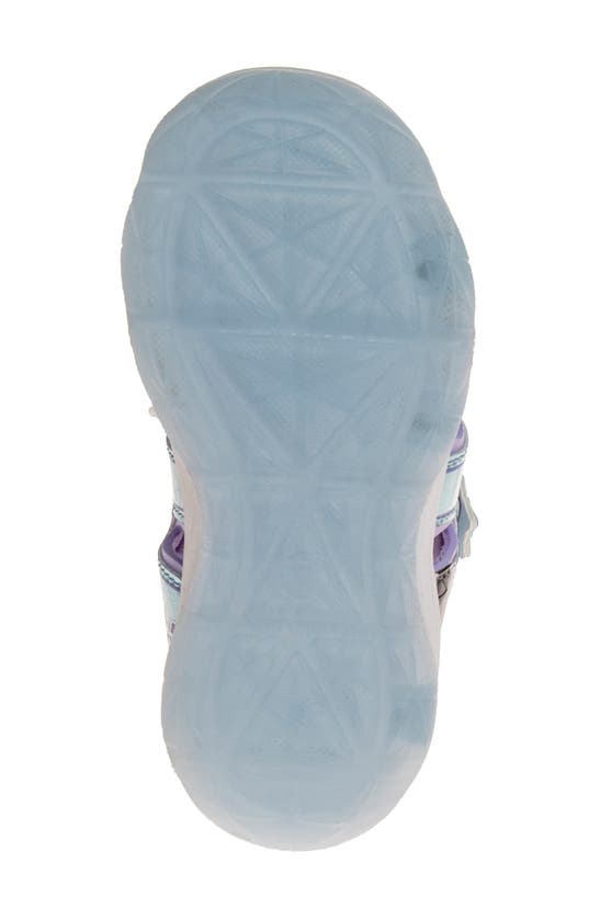 Shop Josmo Kids' Frozen Sport Sandal In Light Blue Lilac