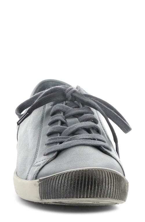 Softinos By Fly London Isla Sneaker In 643 Grey Washed Leather