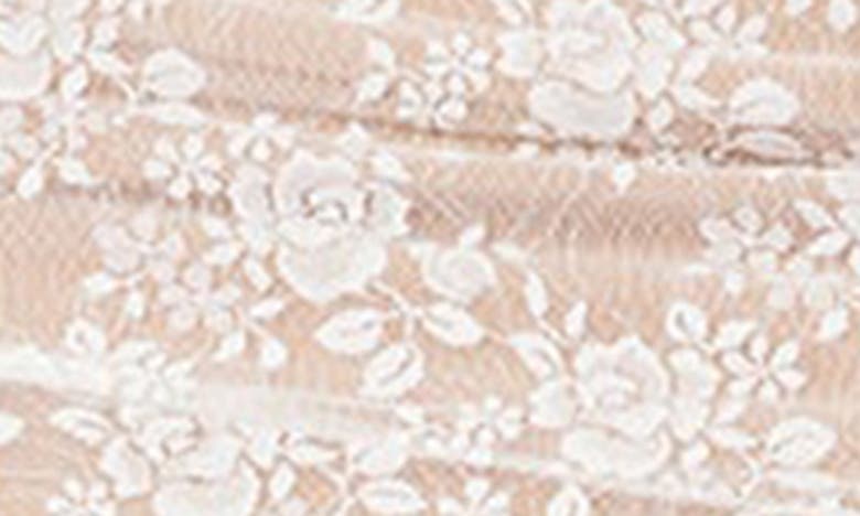 Shop Edikted Maria Lace Ruffle Detail Miniskirt In White