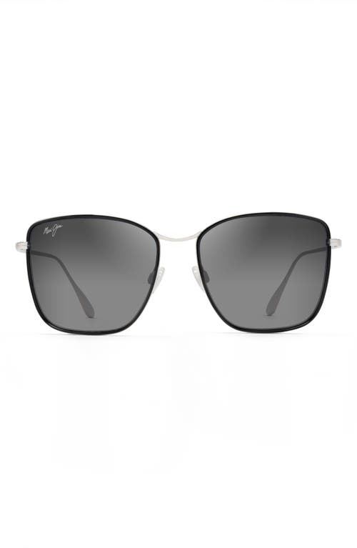 MAUI JIM MAUI JIM TIGER LILY GRADIENT POLARIZEDPLUS2® SQUARE SUNGLASSES 