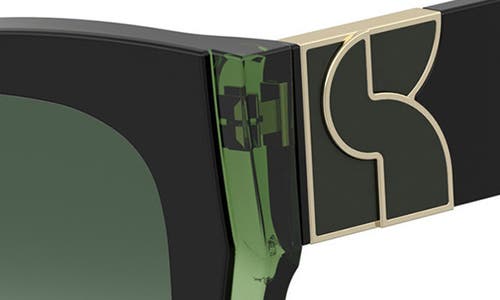 Kate Spade New York Jayda 53mm Gradient Cat Eye Sunglasses In Green/green Shaded
