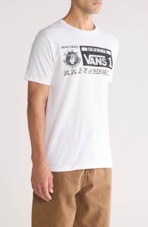 Shop Vans Warehouse Art Ii Graphic T-shirt In White