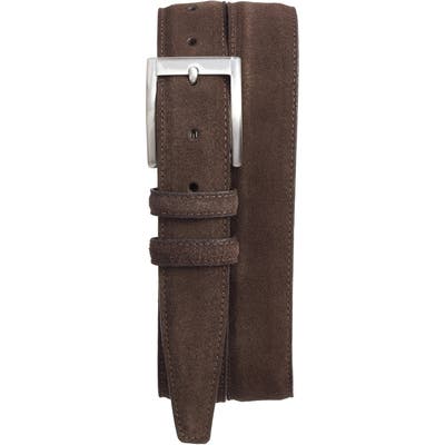 Torino Suede Belt, Espresso