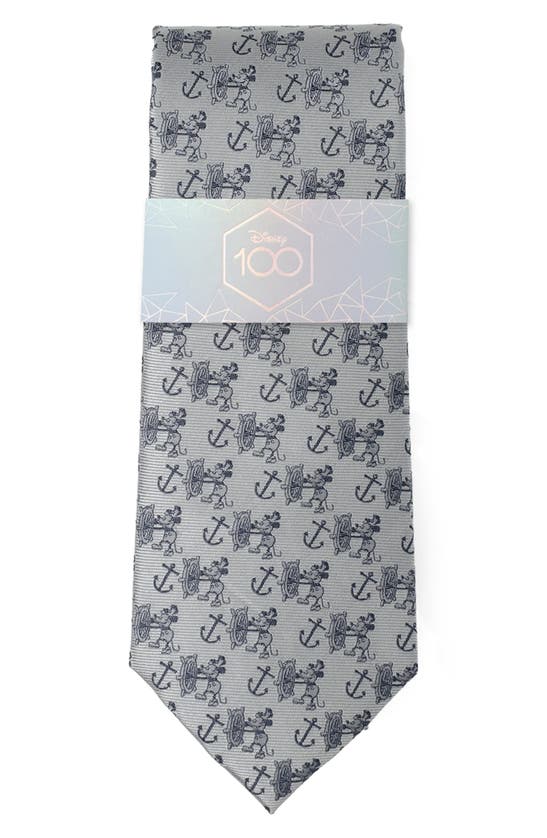 Cufflinks, Inc Steamboat Willie Silk Tie In Grey | ModeSens