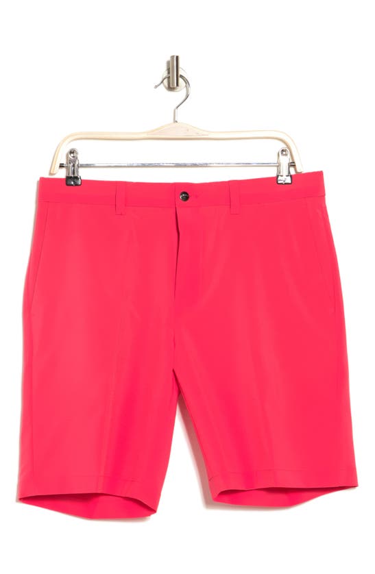 Callaway Golf 9" Flat Front Shorts In Teaberry