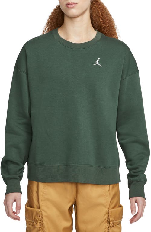 Brooklyn Fleece Crewneck Sweatshirt in Galactic Jade