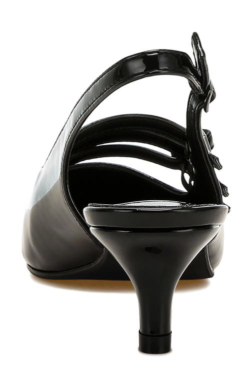 Rag & Co Kanebei Slingback Pump In Black