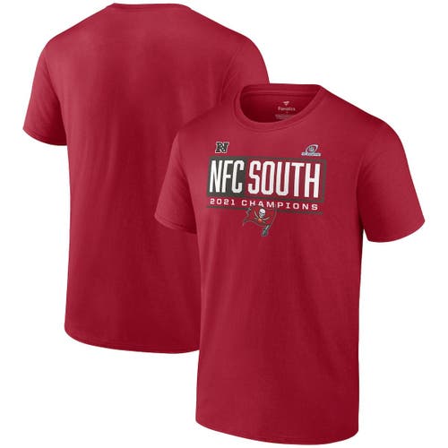UPC 195210000435 product image for Men's Fanatics Branded Red Tampa Bay Buccaneers 2021 NFC South Division Champion | upcitemdb.com