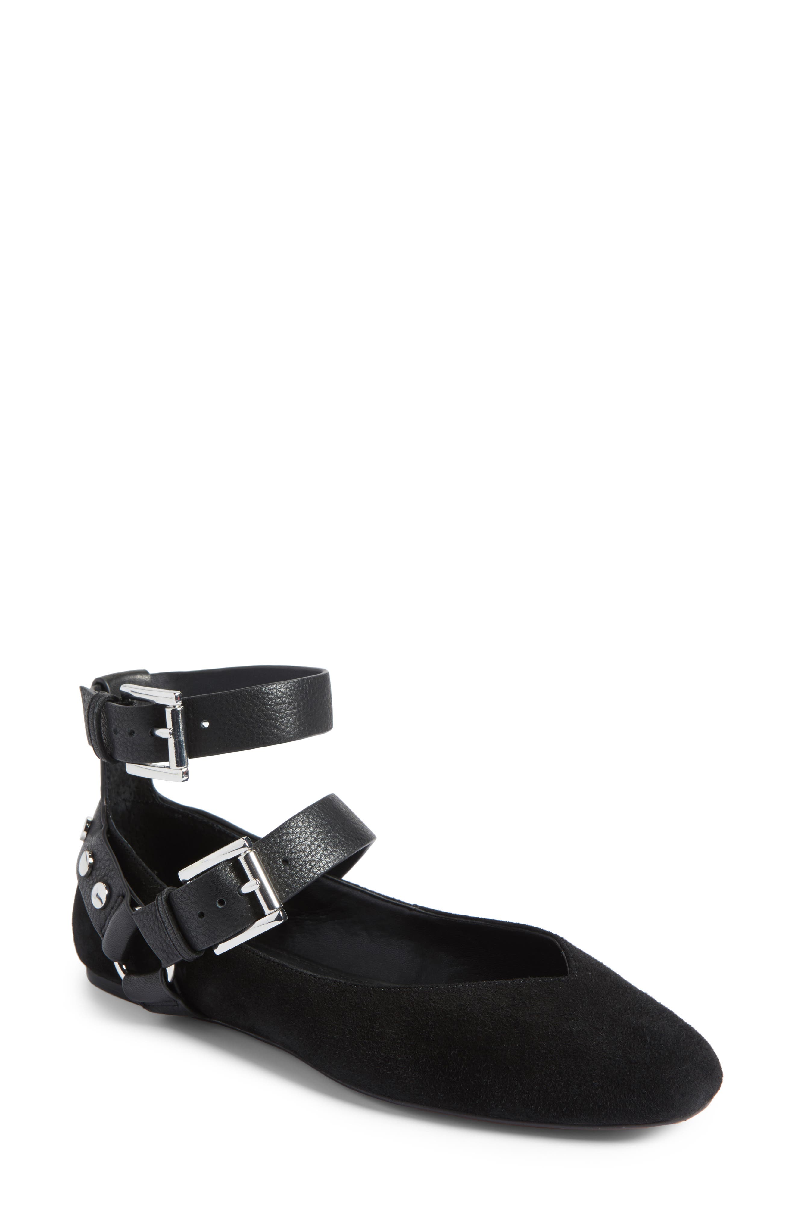 rebecca minkoff vivica ankle strap flat