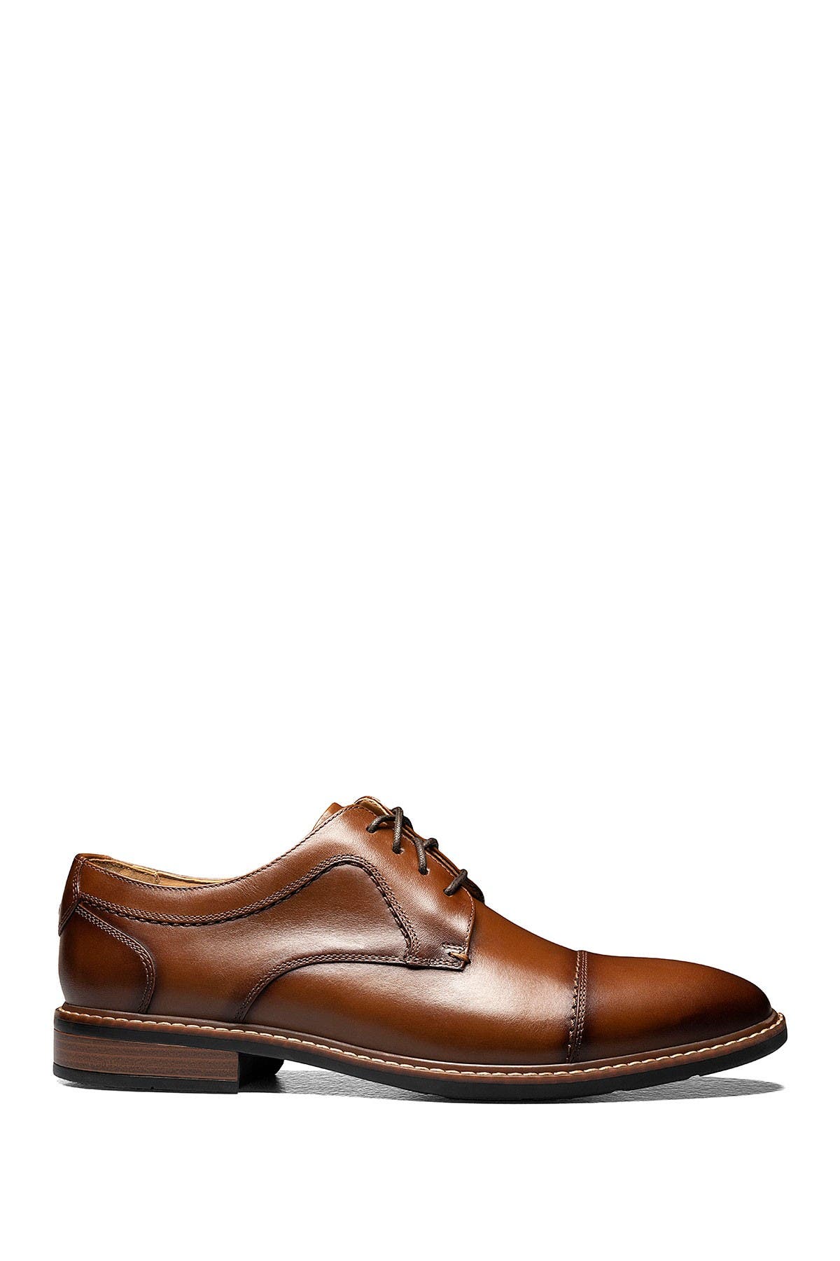 Nunn Bush Hayden Leather Cap Toe Oxford In Rust/copper1