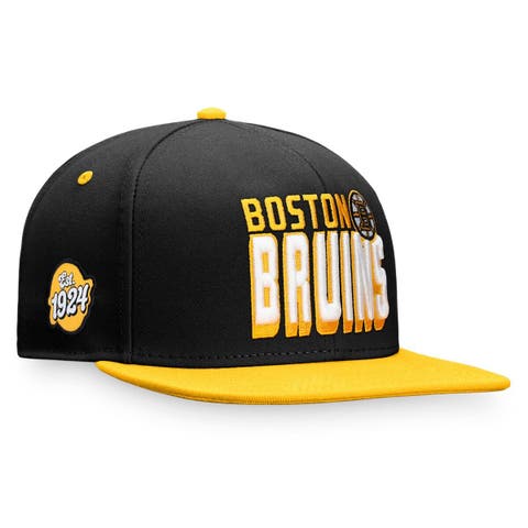 Men's '47 Black Boston Bruins Logo Franchise Fitted Hat