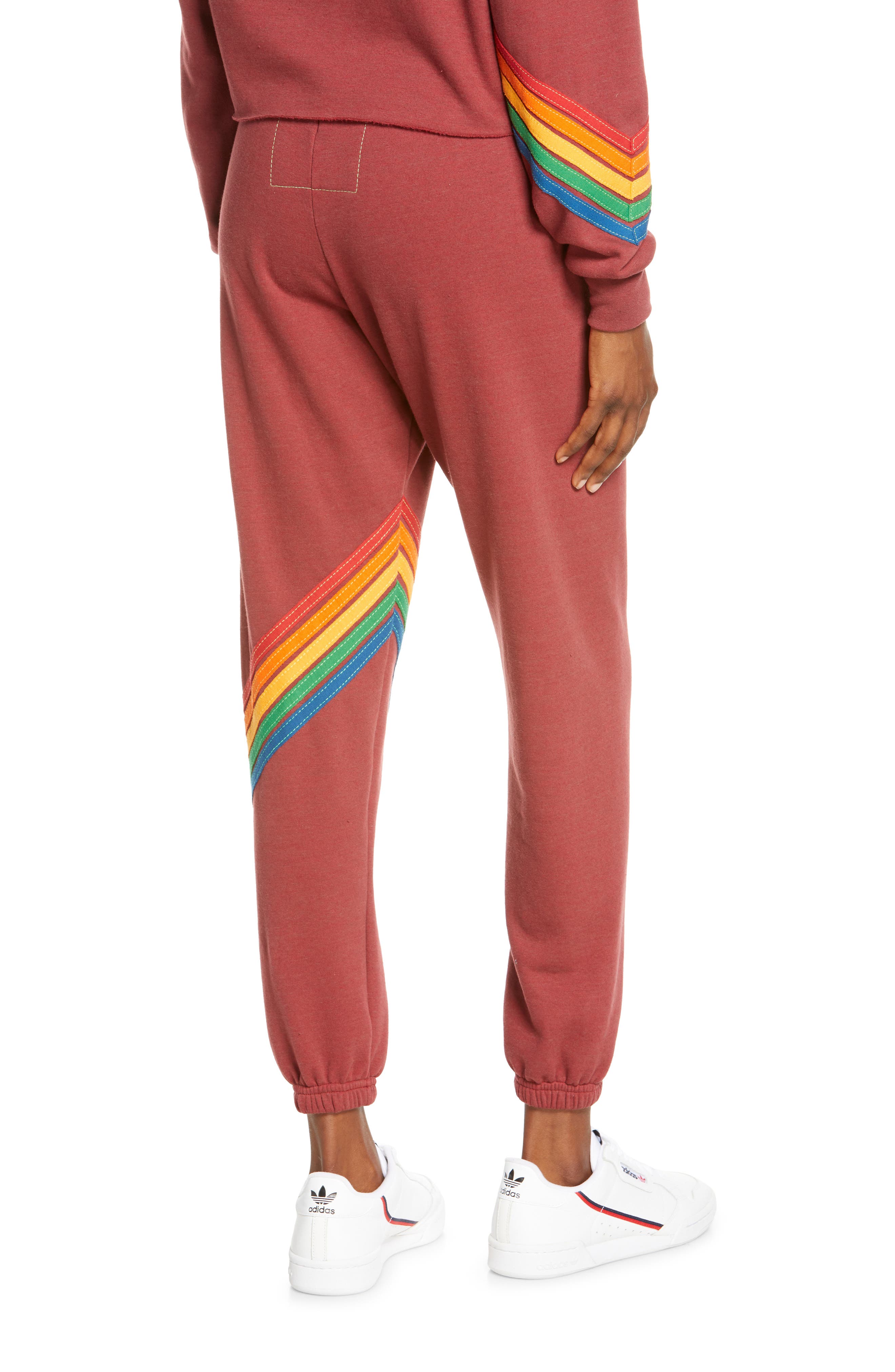 Aviator Nation Chevron Stripe Joggers 