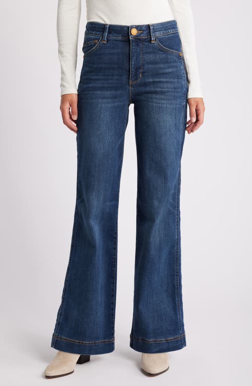 Shop Wit & Wisdom 'ab'solution Skyrise High Waist Wide Leg Jeans In Blue/indigo