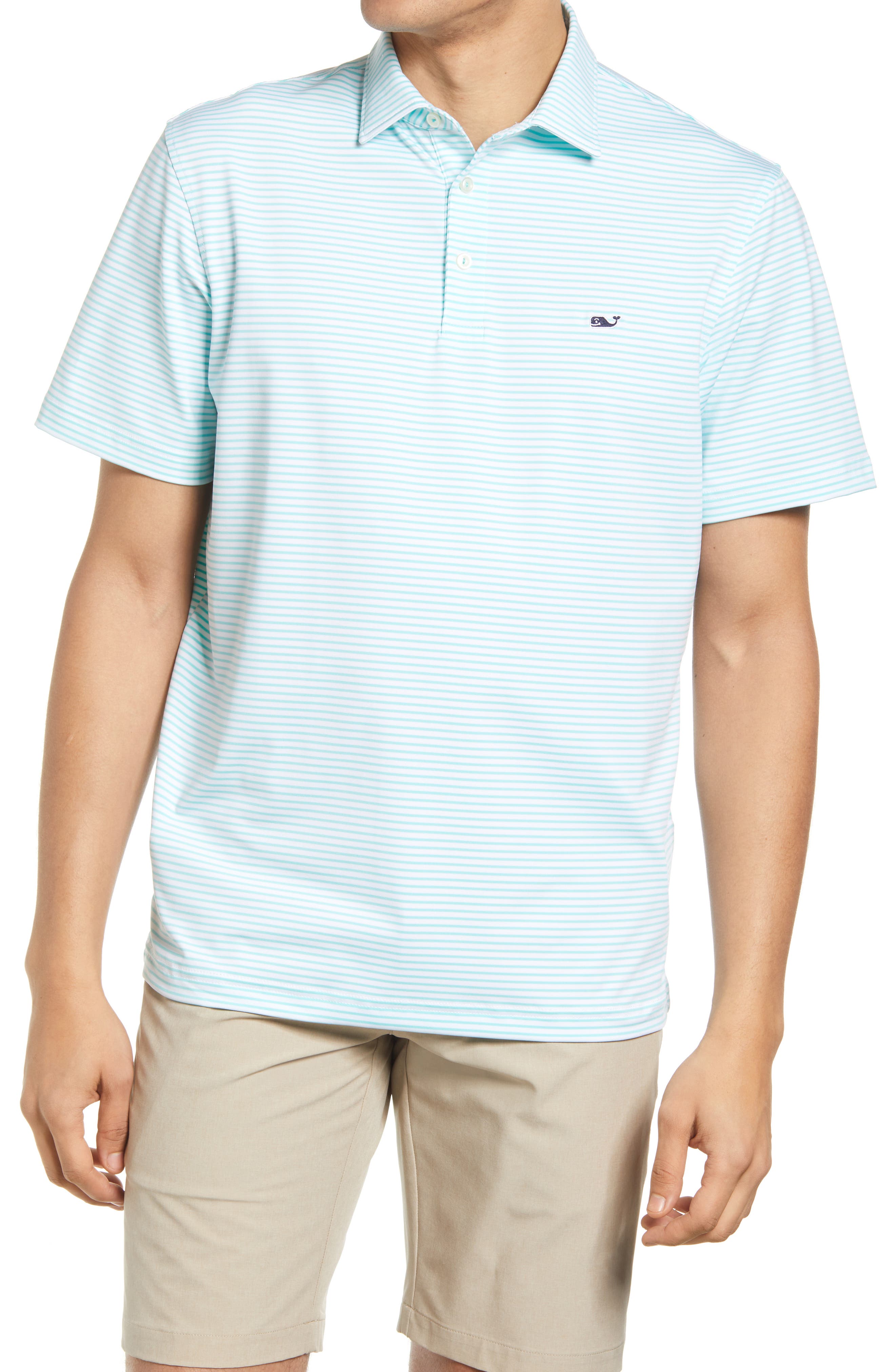 vineyard vines striped polo