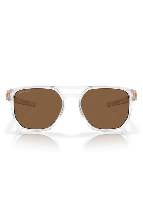 Oakley Latch Beta Prizm 54mm Square Sunglasses in Clear at Nordstrom