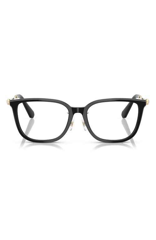 Swarovski 54mm Pillow Optical Glasses in Black 