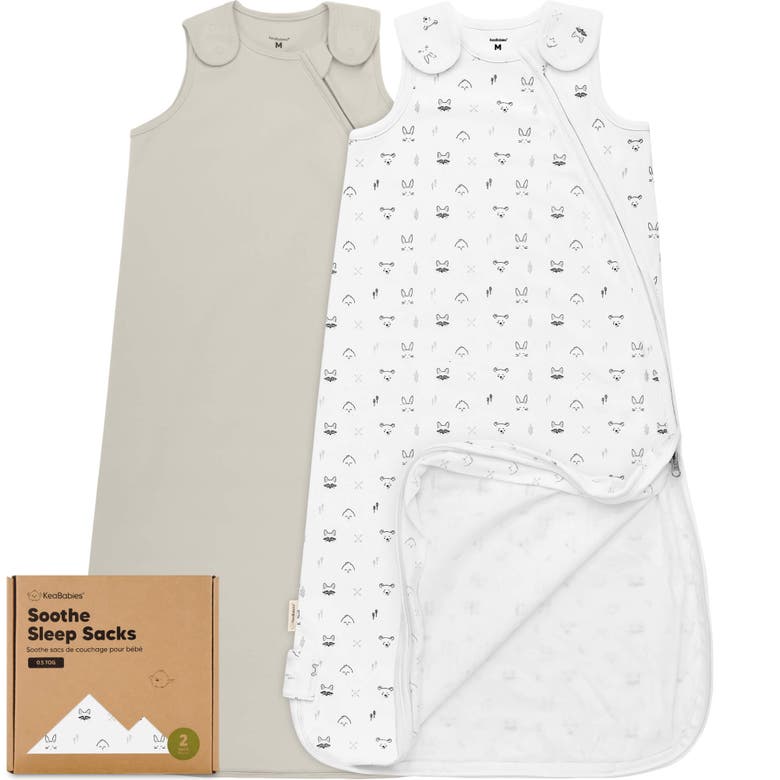 Keababies 2-pack Soothe Sleep Sacks In Nordic