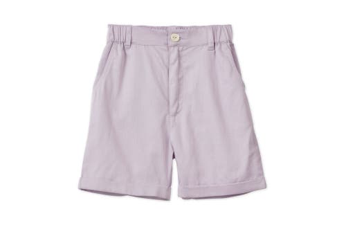 Vild House Of Little Organic Cotton Woven Bermuda Shorts In Lavender