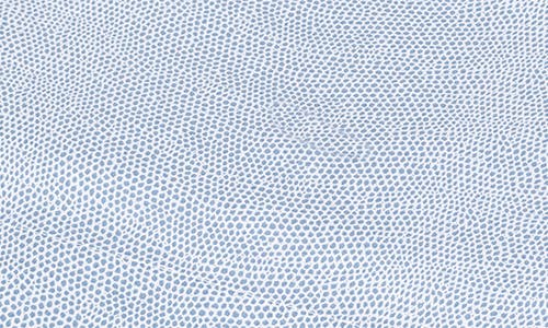Matouk Jasper Cotton Sateen Flat Sheet In Hazy Blue
