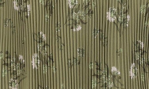 Petal And Pup Petal & Pup Sylvie Strapless Plissé Dress In Gray