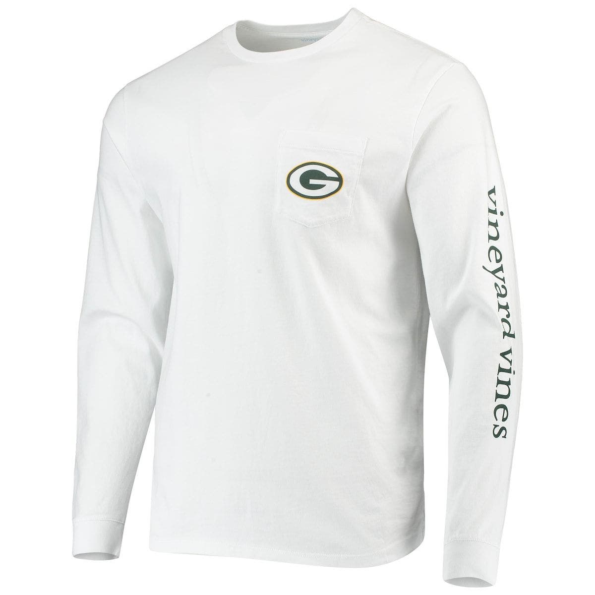 Green Bay Packers Nike Dri-Fit Cotton Long Sleeve Raglan T-Shirt - Mens