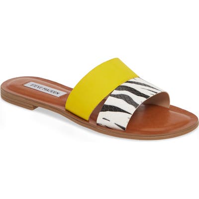 Steve Madden Alexandra Slide Sandal- Black