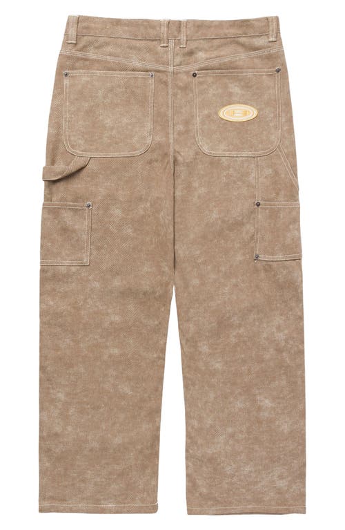 Shop Honor The Gift Washed Cotton Twill Carpenter Pants In Tan