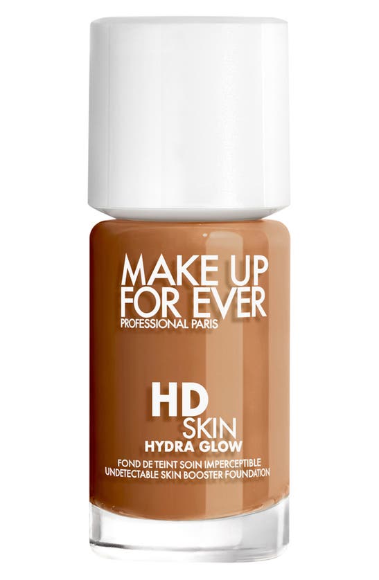 Shop Make Up For Ever Hd Skin Hydra Glow Skin Care Foundation With Hyaluronic Acid In 4n62 - Almond
