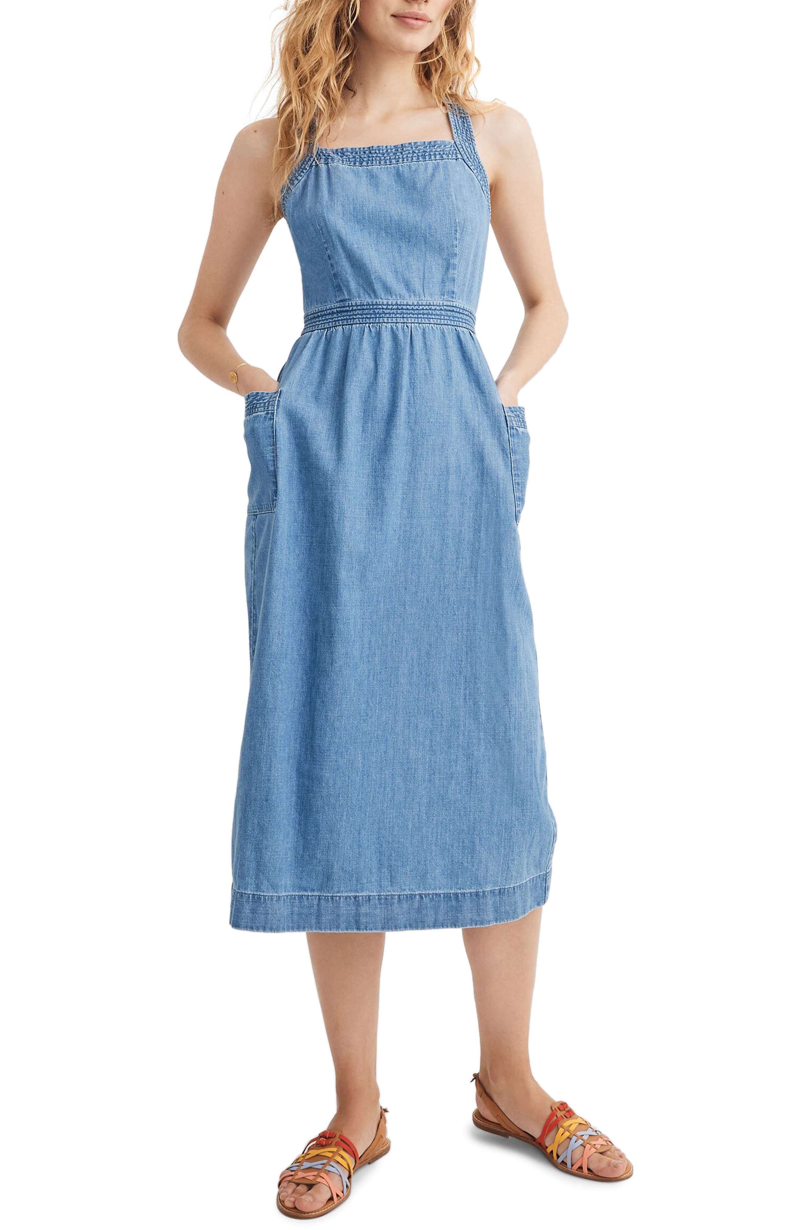Madewell Denim Apron Dress Nordstrom