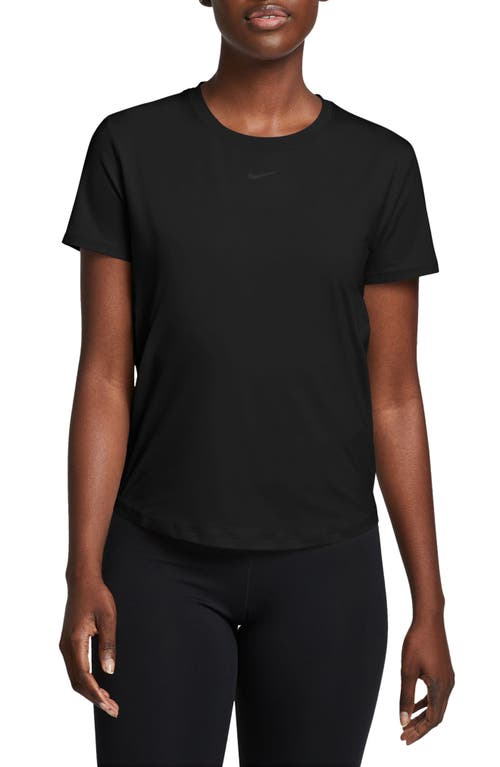 Nike One Classic Dri-fit Training Top In Black/black