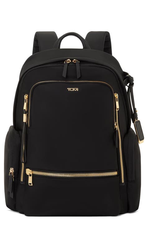 ASOS Scuba Backpack With Rose Gold Hardware in Black