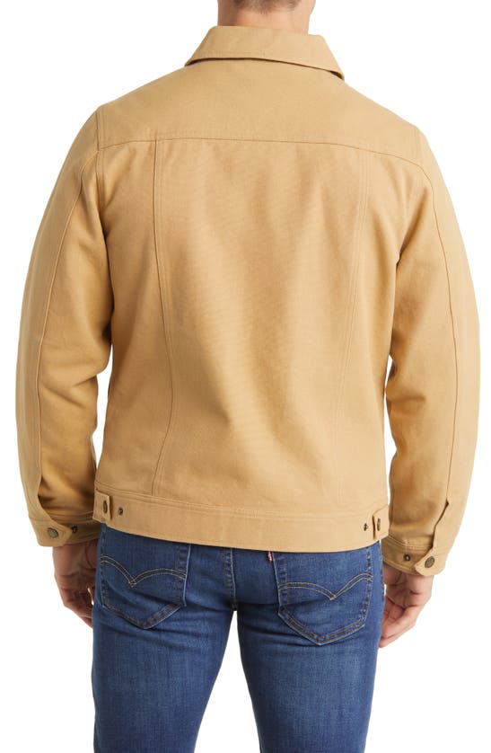 PENDLETON HOWIE ZIP COTTON CANVAS TRUCKER JACKET