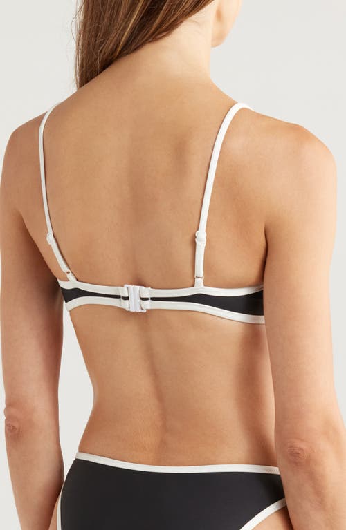 Solid & Striped The Jordana Top Noir In Noir