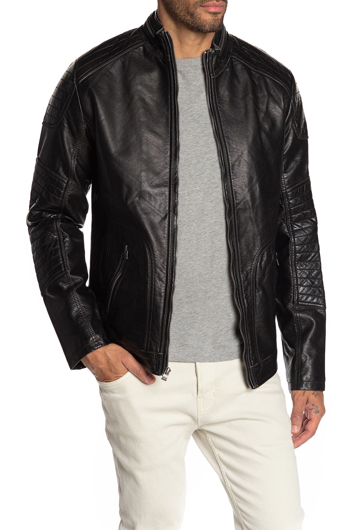 xray jeans leather jacket