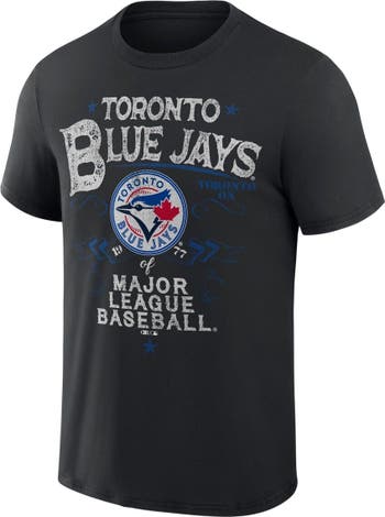 Toronto Blue Jays Darius Rucker Collection by Fanatics Beach Splatter T- Shirt - Black