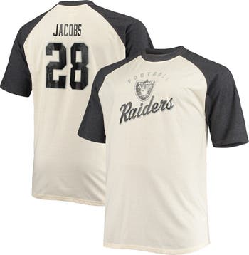 Men's Las Vegas Raiders Josh Jacobs Heathered Gray Big & Tall Player Name &  Number Muscle