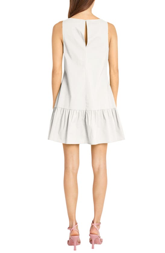 Shop Donna Morgan For Maggy Solid Sleeveless Dress In Ivory