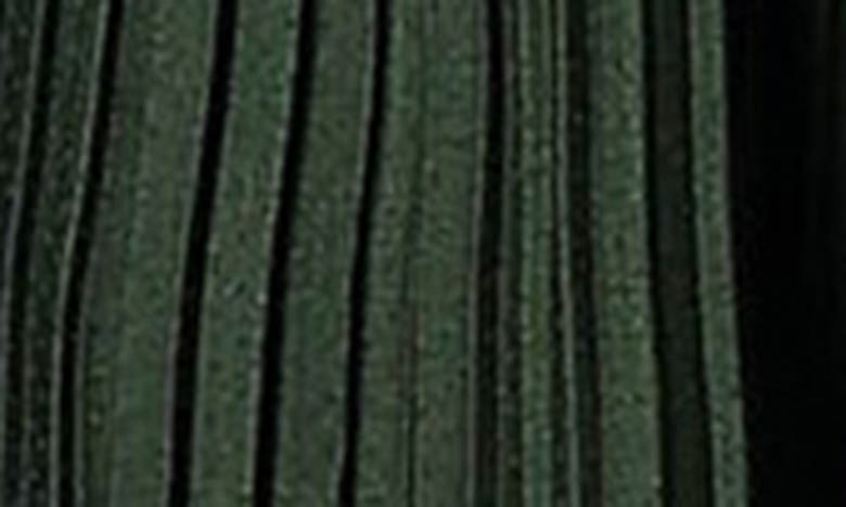 Petal And Pup Petal & Pup Pippa Side Cutout Long Sleeve Tiered Midi Dress In Green