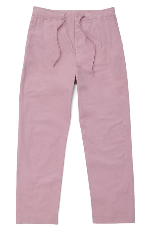 Shop Rag & Bone Bradford Cotton Drawstring Pants In Berry Pink