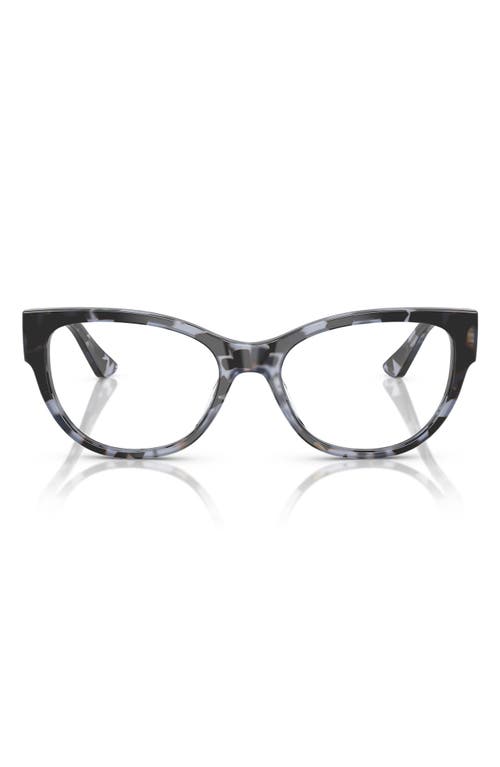 VOGUE 53mm Cat Eye Optical Glasses in Blue Tort 