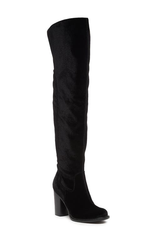 Logan Over the Knee Boot in Black