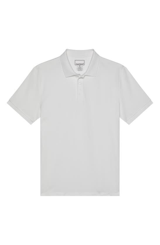 Hypernatural Matterhorn Supima® Cotton Blend Polo In White